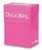 Пластиковая коробочка Ultra-Pro ярко-розового цвета